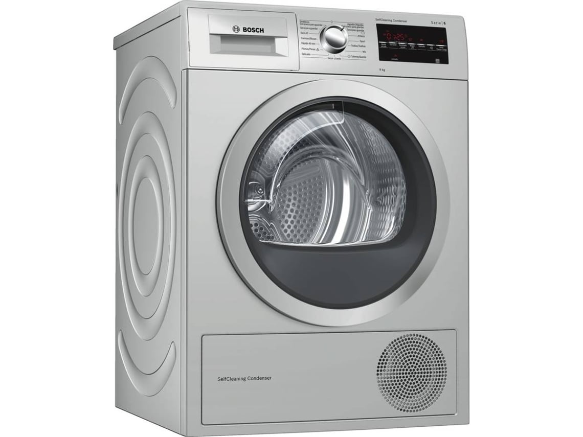Máquina de Secar Roupa BOSCH WTG8729XEE (9 kg - Bomba de calor - Inox)